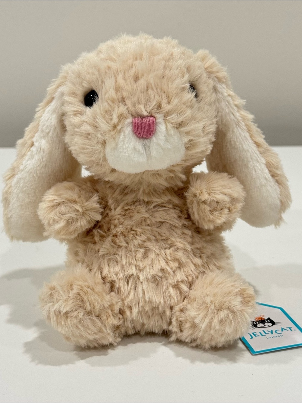 NWT Jellycat Yummy Bunny Beige Plush Toy